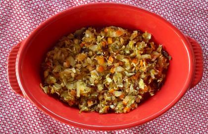 Tôi thách bạn nướng xà lách trộn còn dư