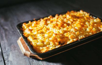 Bạn nên nướng mì ống và phô mai trong chảo 