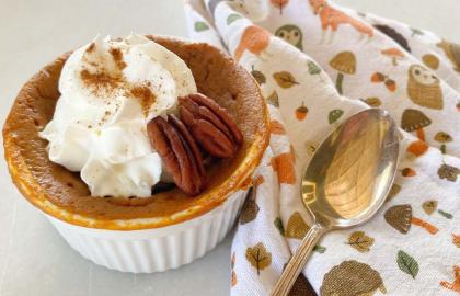 Làm món bánh bí ngô không vỏ, dùng một lần này trong lò vi sóng của bạn