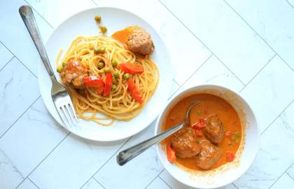 Giảm nhiệt và thưởng thức món cà ri Thái của bạn như sốt mì ống