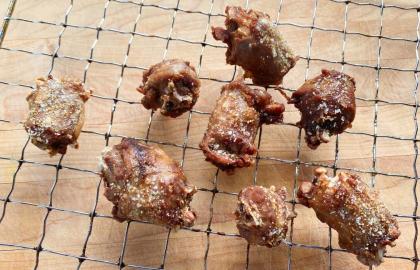 Cổ vịt chiên giòn thật thú vị