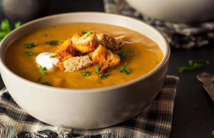 Cách làm đặc món súp ấm cúng mùa thu của bạn mà không cần sữa