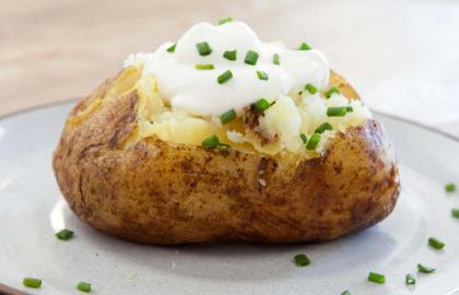 Cách tốt nhất để chia và xếp khoai tây nướng