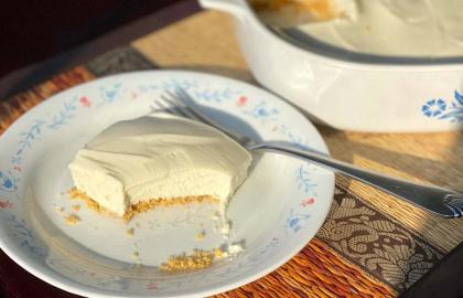 Làm món bánh phô mai dễ dàng, không cần nướng này