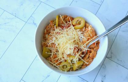 Pizza Bột yến mạch của bạn ngay lập tức