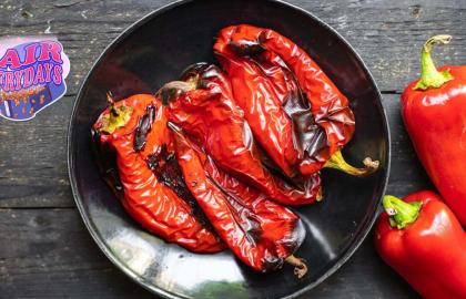 Đây có thể là cách nhanh nhất để nướng ớt