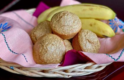 Làm món bánh ăn sáng này với chuối và yến mạch