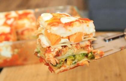 Xếp thức ăn thừa của bạn thành món Lasagna
