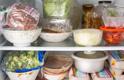 Tủ lạnh đông đúc trong Lễ tạ ơn của bạn cần có kệ bìa cứng