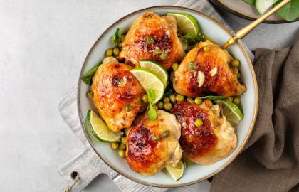 Đừng làm nóng lò trước khi nấu đùi gà