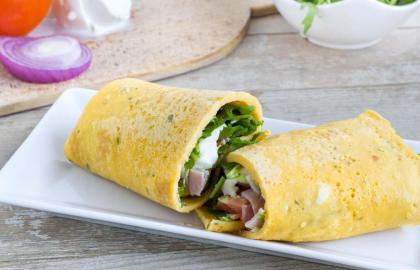 Tự làm món trứng cuộn không chứa carb bằng hai thành phần