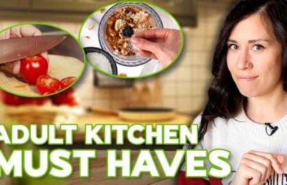 Ba thứ bạn cần trong căn bếp dành cho người lớn đầu tiên của mình