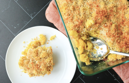 Làm món bánh Mac và pho mát Lễ tạ ơn này với sốt hạt điều