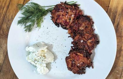 Cách làm món Latkes Flannel đỏ giòn