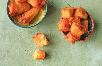 Làm những món bánh Mac chiên & phô mai lười biếng này