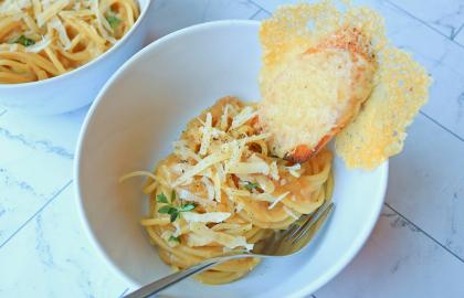 Thưởng thức món Pasta hành tây kiểu Pháp này