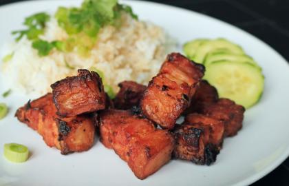 Những món thịt bụng heo chiên bằng Air Fryer này là món ăn vặt dễ dàng dành cho người sành ăn