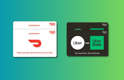 Bạn có thể nhận được Thẻ quà tặng trị giá 100 đô la cho Uber Eats hoặc DoorDash với giá 80 đô la